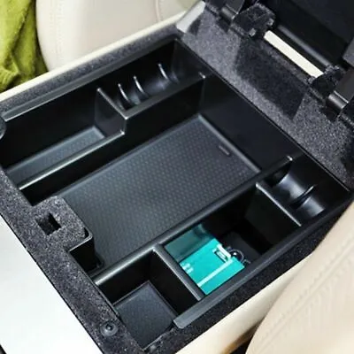 Car Armrest Storage Box For Jaguar XF 2009-2015 Center Console Organizer Tray • £14.89
