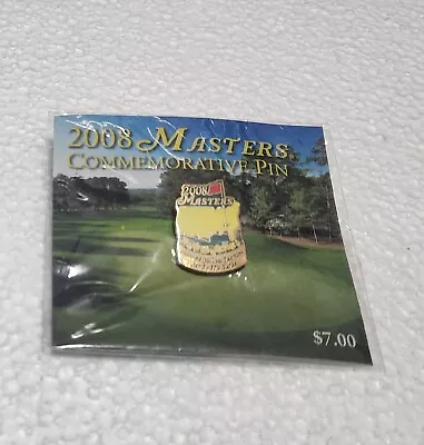 Masters Commemorative Pin 2008 Still Sealed Hole #8 Yellow Jasmine Par 5 -570yds • $13