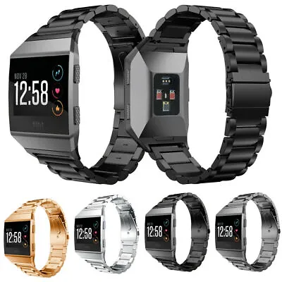 Stainless Steel Clasp Wrist Band Bracelet Replacement For Fitbit Ionic Watch • $18.87