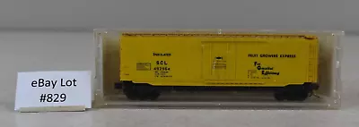 (Lot 829) N Scale Model Micro Trains 50' Box Car SCL Fruit Growers Express • $7.99