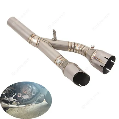 For BMW S1000R 2021-2023 S1000RR 2019-2023 Mid Exhaust Link Pipe Titanium Alloy • $257.50