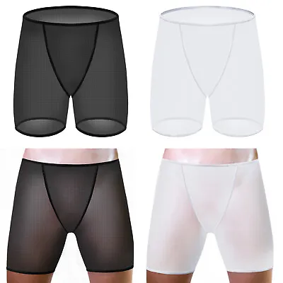 Mens Shorts Sexy Lingerie Trunks Underwear Nightclub Boxer Compression Briefs • $8.54