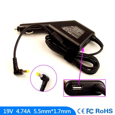 Laptop DC Adapter Car Charger Power For Acer Aspire E5-575-72I3 E5-575G-39AX • $36.18