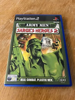 Army Men: Sarge's Heroes 2 (Sony PlayStation 2 2001) - PAL - PS2 • £2.99