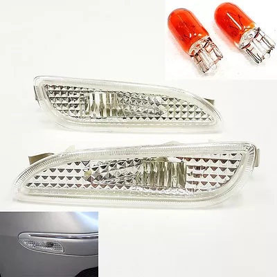 For 06-09 Mercedes-Benz W209 CLK350 Euro Chrome Clear Front Side Marker Lights • $26.97