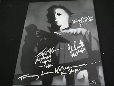4 Michael Myers Signed Halloween Original Painting Nick Castle - BAS JSA COA • $799