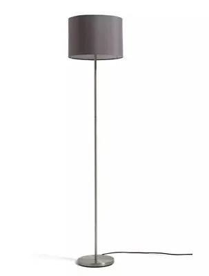 Habitat Satin Stick Floor Lamp - Grey • £29.99