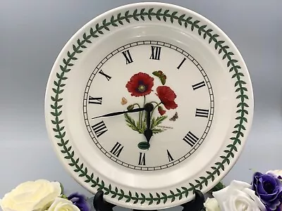 £21.24 • Buy Portmeirion Botanic Garden 'Poppy' Wall Clock.