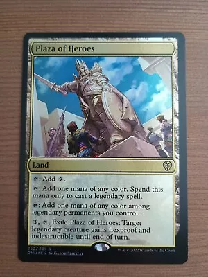 MTG Plaza Of Heroes Dominaria United 252 Foil Rare Magic Gathering NM • $8.39