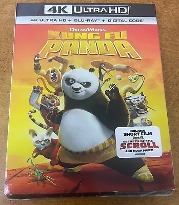 Kung Fu Panda 4K UHD Blu-ray Jack Black W/ Slipcover  NEW • $19.99