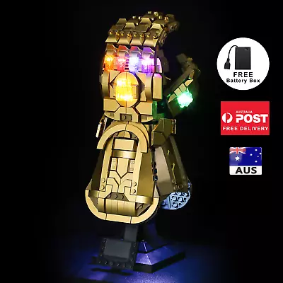 Light Kit For LEGO 76191 Marvel Infinity Gauntlet - Lights ONLY (AU Stock) • $38.99