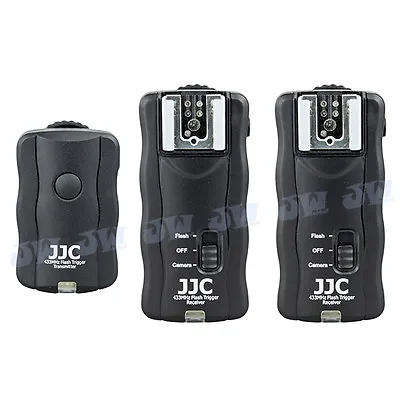 JJC Receiver*2 Wireless Remote Control & Flash Trigger For Canon Nikon Speedlite • £27.58