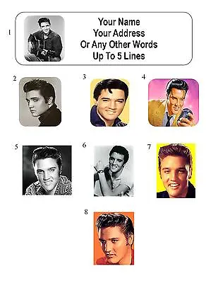 30 Elvis Presley Personalized Address Labels • $2