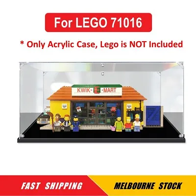 Display Case For LEGO 71016 The Simpsons The Kwik-E-Mart Storage Dust Proof • $59.95