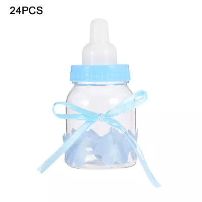24Pcs Fillable Bottles Sweet Candy Box Gift For Baby Shower Party Decorations UK • £13.08