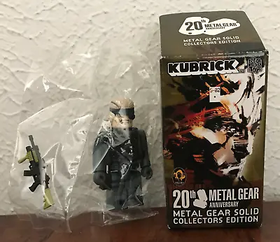 20th Anniversary Metal Gear Solid Kubrick - Old Solid Snake - Medicom - New • $62.99