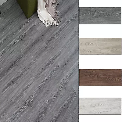 36 Pack 54 Sq.Ft Self-Adhesive PVC Vinyl Floor Wood Planks Peel Stick Flooring • $57.33