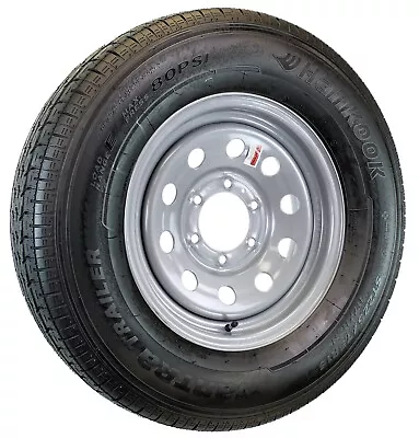 Hankook ST225/75R15 Trailer Tire On Silver Mod ECustomrim 6 Lug Wheel LRE • $194.97