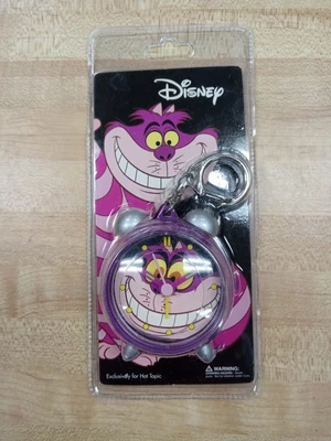 $19.99 • Buy Disney Store Alice In Wonderland Cheshire Cat Car Keychain With Pocket NWT