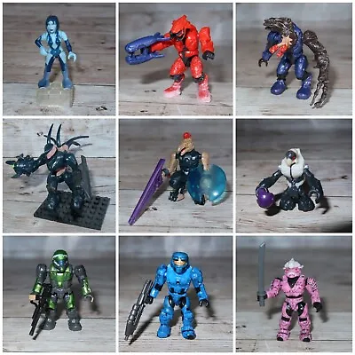 Halo Mega Bloks Construx Minifigures ~ UNSC Spartans ~ Covenant ~ Promethean • £4.99