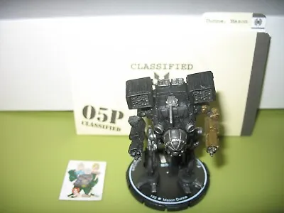 =Mechwarrior REPUBLIC OF THE SPHERE Mason Dunne 140 Mad Cat III Wth Dossier 31 = • $140