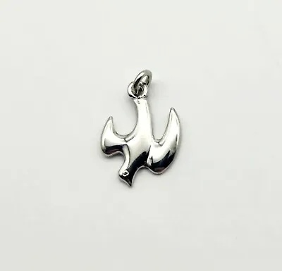 Vintage Sterling Silver Chapel Religious Christian Peace Dove Charm Pendant  • $15