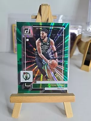 Panini Donruss Basketball 2022 Jayson Tatum Celtics Green Laser NBA • £0.99