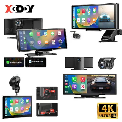 10.26'' Dash Cam 4K With Wireless Apple Carplay Car Stereo Wireless Android Auto • $66.99