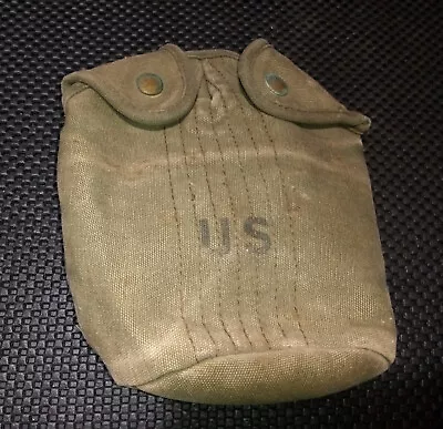 US GI Used Canteen Cover 1967 Vietnam Era Original Nice Patina • $25