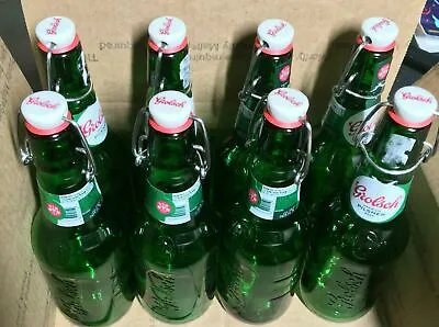 $27.50 • Buy 8 Empty ( 2 Four Packs ) Grolsch Swing Top Green Beer Bottles W/Seals 15.2 Fl Oz