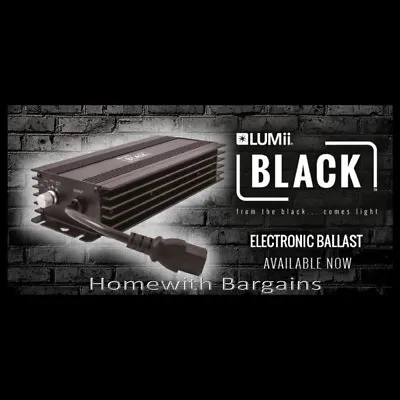 £48.85 • Buy 600w LUMii BLACK Electronic Digital Dimmable Ballast 250w 400w 660w Super Lumen 