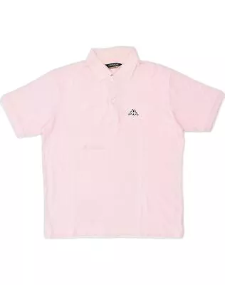 KAPPA Mens Polo Shirt Large Pink Cotton AQ02 • £6.99