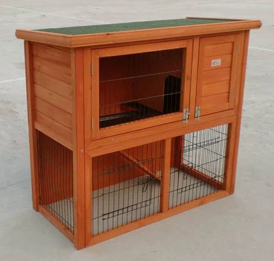 £164.99 • Buy Rabbit Hutch Hutches Deluxe Double Decker Rabbit / Guinea Hutch / Run Runs