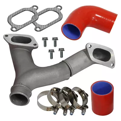 Fits 02-07 Subaru Impreza WRX/STI Upgrade Intercooler Y-Pipe + Red Couplers • $72.19