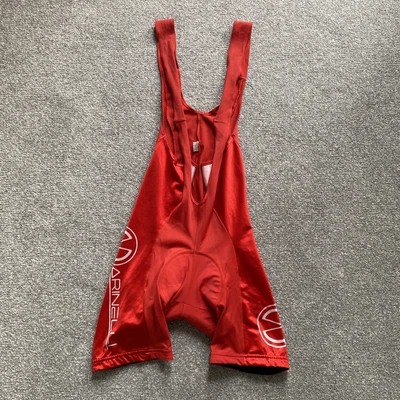 £19.99 • Buy Red Cycling Bib Shorts Vest Size M Mens Lycra     H