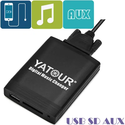 $79 • Buy Yatour Car Audio Music Interface For 2.3 Blue Plug Honda Acura (USB SD AUX Slot)