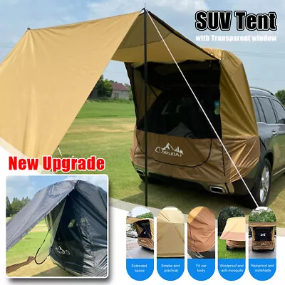 190T Tailgate Shade Awning Tent For Car Travel Small  Mid Size SUV Waterproof UK • £45.88