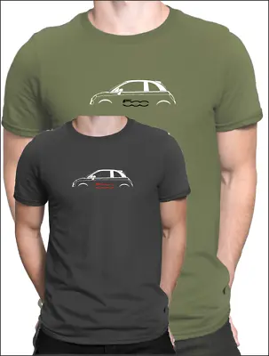 $16.90 • Buy For Fiat 500 Fans T-shirt Car Gift Shirt