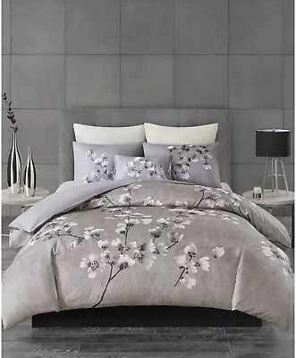 Natori Sakura Blossom FULL / QUEEN Comforter & Pillowshams Set Lilac $370 • $180