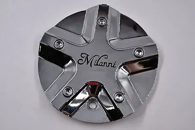 Millanni Force Chrome W/ Black Engraved Logo Wheel Center Cap Hub Cap C457-2-CAP • $25.50