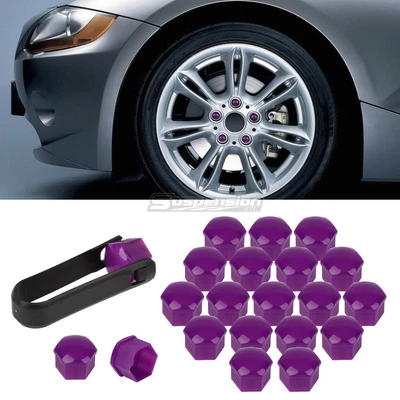 $9.99 • Buy 20x Purple Wheel Lug Bolt Center Nut Cover Cap 321601173A For Audi VW Jetta Golf
