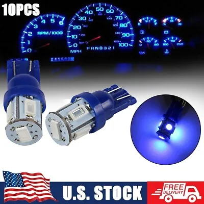 10pcs T10 194 Blue LED Roof Cab Marker Clearance Lights Bulbs For Ford F150 F250 • $9.99