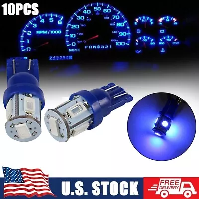 10x For Ford F-150 T10 168 194 192 LED Instrument Panel Lights 10000K Blue Bulbs • $9.99