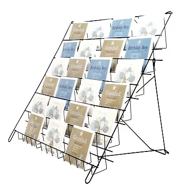 £42.81 • Buy 6 Tier Foldable Collapsible Counter Greeting Card & Book Display Black (E6B)