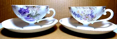 CS~C.T. (Carl Tielsch) Germany Footed Cup With Saucers Two (2) Sets RARE!! • $100