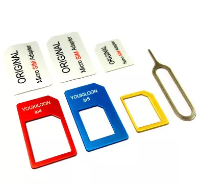 Convert Nano SIM Card To Micro Standard SIM Adapter Set For LG G2 G3 G4 • $2.62