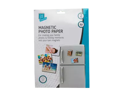 £2.89 • Buy A4 Magnetic Photo Paper 2 Pack - Fridge Printable Gloss Inkjet Create Digital