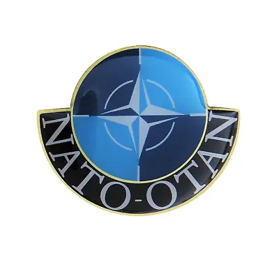 NATO North Atlantic Treaty Organisation Emblem Pin Badge • £7.25