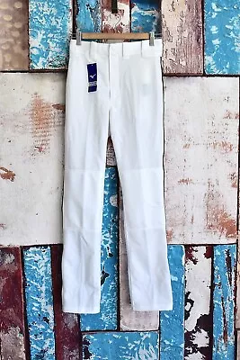 Kids Girls Mizuno Belted Piped Baseball Pant Plus Padding XLARGE White NEW • $22.99