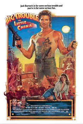 Big Trouble In Little China - Movie Poster (Regular Style) (Size 24  X 36 ) • $12.99